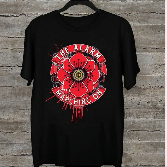 NEW The Alarm Classic Black All Size T-Shirt