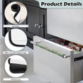 thumbnail image 5 of SEANATIVE Board Print Refrigerator Door Handle Covers 2 Pack Kitchen Appliance Handle Covers Keep Your Fridge Microwave Oven Stove or Dishwasher Clean Green Fridge Door Handle Cover, 5 of 7