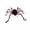 Black S, variant on Halloween Spider Backpack Candy Bag Plush Giant Spider with Light Up Eyes Trick or Treat Goodie Bags for Adults Spooky Party Cosplay Props Decor，Black A