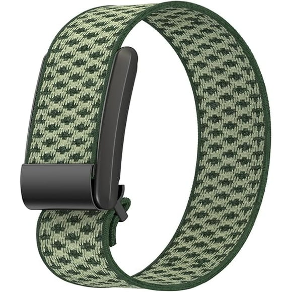 wonima11 Pashm Stretchy Bands Compatible with Whoop 4.0 for Women Men, Adjustable Sport Comfort Nylon Stretchy Elastic Braided Wristbands for Whoop 4.0 Wearable Health, with U Shapped Connector