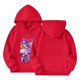 thumbnail image 1 of Moonsky Sudadera con capucha y cordón HUNTRX, estampado de grupo de chicas coreanas, jersey corto, suave y cómodo, top de manga larga para primavera y otoño. Rojo 150, 1 of 5