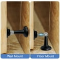 thumbnail image 5 of Uxcell Magnetic Door Stopper, 1 Pack Magnets Door Stops Wall Mount Floor Mount, White, 5 of 5