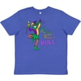 thumbnail image 3 of Inktastic Let the Good Times Roll Mardi Gras Jester Youth T-Shirt, 3 of 5