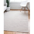 thumbnail image 1 of Rugs.com Georgia Collection Rug – 8' x 11' Taupe Flatweave Rug Perfect For Living Rooms, Large Dining Rooms, Open Floorplans, 1 of 9