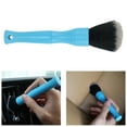 thumbnail image 4 of Car Detailing Brush Comfortable Handle Auto Duster Brush for Wheels Short Blue, 4 of 8