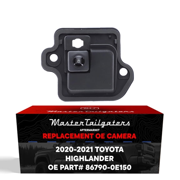 Master Tailgaters Replacement for Toyota Highlander   Hybrid w/o Video Display Mirror (2020-2021) Backup Camera OE Part # 86790-0E150