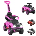 thumbnail image 1 of Montable Eléctrico para Niños Híbrido con Bastón y Pedal Acelerador Luces Batería 6v Apto a Partir de 2 Años Soporta hasta 25 kg - Rosa, 1 of 8