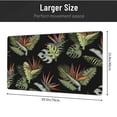 thumbnail image 4 of XMXT Non-Slip Gaming Mouse Pad, Tropical Colorful Leaves Mousepad Computer Keyboard Mats Desk Pads Office Decor Accessories, 15.8"x29.5", 4 of 8
