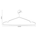 thumbnail image 2 of Hangers, paquete de 100 perchas de alambre para ropa de alta resistencia, 2 of 6