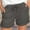 Dark Gray, variant on Azrian Fashion Womens Shorts,Plus Size Solid Color Casual Wide Leg Loose High Waist Short Pants