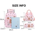 thumbnail image 3 of Capybara Backpack Kawaii Capibara 3 Set Bag Cute, Large-capacity Kawaii capybara bag, Captbara Bara Funny Backpack, Capibara Bags for Travel & Work, School, 3 of 6