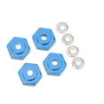 thumbnail image 2 of Acoplador hexagonal RC de 4 piezas Adaptador hexagonal de rueda RC de aleación de aluminio profesional para coches RC 1/10 Azul oscuro, 2 of 10