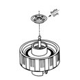 thumbnail image 1 of Jiffy Steamer 0027C tapa de válvula de retención con deflector de goma, paquete de 3, 1 of 1