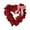 red, variant on LEHOZIHEQ Valentine's Day Decorations, Valentines Day Decor Wreaths, Home Heart Shaped Wreath, For Outdoor Valentine's Day Wreath Valentines