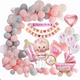 thumbnail image 1 of Baby Shower Niña Decoraciones Globos, Rosa, 1 of 5