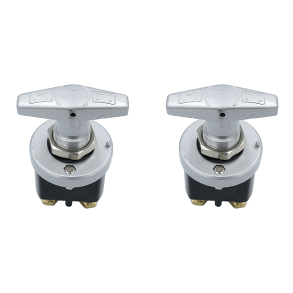 2X 12V 1500 Amp Heavy Duty Battery Switch with Rush Keep It Clean Muscle Car Battery Isolator Disconnector