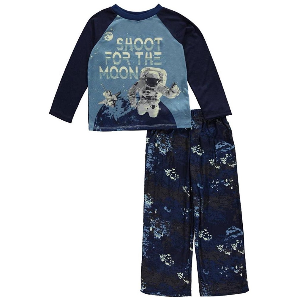 Komar Kids Komar Kids Big Boys' "Shoot for the Moon" 2Piece Pajamas