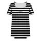 thumbnail image 5 of mfyjkho Tops Para Salir, Camiseta Holgada De Manga Corta Plisada Con Cuello Extragrande Y Estampado Para Mujer, Talla L-5Xl Tops Para Hacer Ejercicio L, 5 of 5