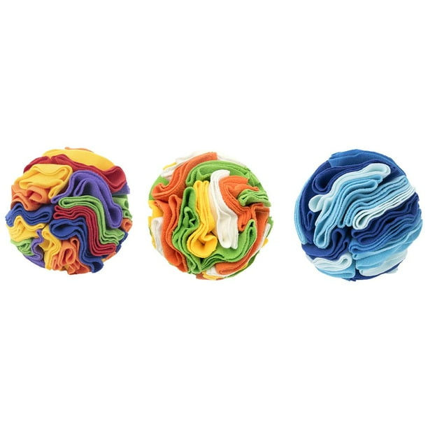 Ruifaya Pelota olfativa para perros Pelotas olfativas interactivas para perros Juguete de enriquecimiento para perros✨y S4