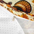 thumbnail image 4 of Homewish Vintage Thanksgiving Turkey Bedding, Maple Fruit Harvest Duvet Cover Full, Orange Cream Brown, Reversible 3 Pieces, 1 Duvet Cover and 2 Pillowcases, 4 of 6