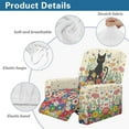 thumbnail image 5 of Kuiaobaty Cat Daisy Butterfly Recliner Chair Cover that Stay in Place Breathable Reclining Sofa Slipcover Durable Recliner Couch Cover Washable Reclining Slipcover with Pocket for Pets Kids, 5 of 8