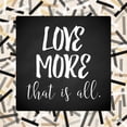 thumbnail image 2 of Rader, Lauren 26x26 White Modern Wood Framed Museum Art Print Titled - Love More, 2 of 4