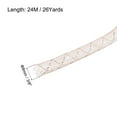 thumbnail image 2 of Uxcell 26 Yards Mesh Tube 3/8 Inch Decor Tubing Flex for Wreath,DIY Craft Beige Silver, 2 of 3
