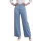 thumbnail image 1 of Jeans Wide Leg Mujer con Brillos, Pantalón de Mezclilla Pierna Ancha de Tiro Alto, 1 of 5
