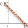thumbnail image 2 of 14K Rose Gold 1.25mm Solid Polished Spiga Chain (30 X 1.25) Made In Peru rsc41-30, 2 of 5