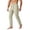 Beige, variant on Mens Sweatpants Elastic Waist Workout Jogger Slim Casual Drawstring Athletic Pants with Zipper Pockets