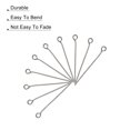 thumbnail image 4 of 200Pcs Eye Pins Jewelry Findings Eye Pins 30mm Iron Eye Pins for Jewelry Making 21 Gauge Dark Gray, 4 of 6