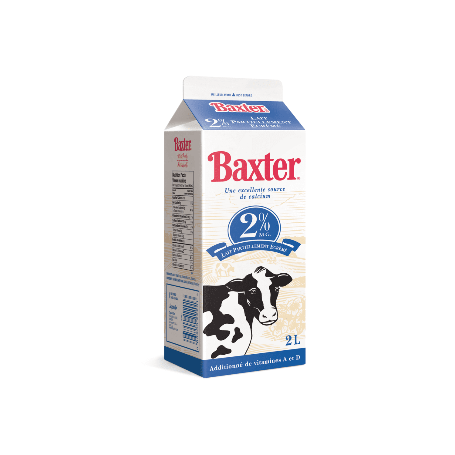 Baxter Lait 2 %