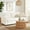 Beige, variant on Christopher Knight Home 84.7" Modern Chenille Sofa Couch with Curved Backrest, 3 Seats, Green