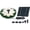 White, variant on Solar-Powered Floating Fountain – Lotus Design for Birdbaths & Ponds, Monocrystalline Silicon, Contains Nozzles, Silent Pump, Outdoor Garden Decor