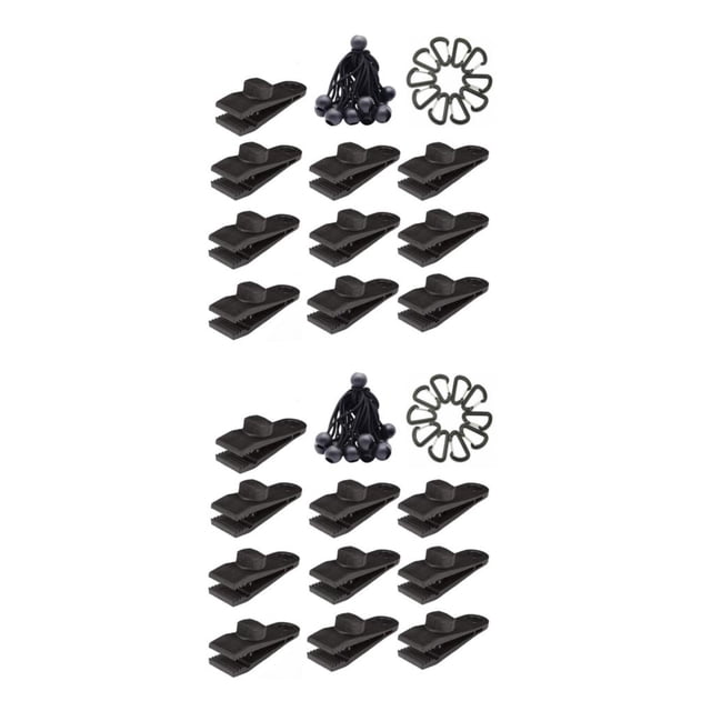 Naiovety Clips para lona de tienda Abrazaderas Clip para parasol resistente Type3 NO3