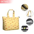 thumbnail image 2 of Red Mushroom Small Yellow Pattern Travel Tote Bags for Women Carry On,Large Weekender Bags for Women Travel,Multi Functional Duffle Bag for Work,Shopping,Sports, 2 of 5