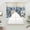 Beige Blue, variant on Blue Christmas Poinsettia Swag Valances for Windows 2 Pack, Kitchen Window Curtains 36 Inch Length, Xmas Botanical Balls Snowflake Rustic Privacy Swag Curtains for Living Room/Bathroom 36"x36"