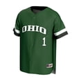 thumbnail image 2 of Unisex GameDay Greats #1 Green Ohio Bobcats Lightweight Collegiate Baseball Fashion Jersey, 2 of 4