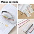 thumbnail image 5 of Estuche transparente para lápices, adecuado para niñas y niños, portalápices infantil con cremallera, 5 of 5