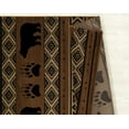 thumbnail image 3 of United Weavers Woodside Area Rug 712 30850 Bear Imprint Brown Paws Arrows 5' 3" x 7' 2" Rectangle, 3 of 3