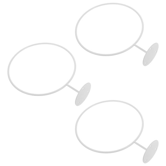 3pcs Basketball Holder Wall Mount Display Rack for Football and Basketball