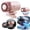 Pink, variant on LC-dolida Silent Clip on Fan, Car Fan with Semi-refrigerated & LED Display, 2000mAh Long Battery 199 Speeds Adjustable, 360° Rotation for Car Desk Backseat Travel Camping Stroller Use (White)