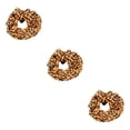 thumbnail image 4 of relayinert Grands Chouchous Imprimé Léopard Extensible Volumisant Décoratif Sans Accroc pour Femmes Accessoires Léopard Curcuma 3Ensemble, 4 of 6