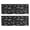 Black White Dinosaurs, variant on Kitchen Rugs Sets Of 2,BlackWhite Origami Dinosaurs Tribal Pattern Anti Fatigue Kitchen Mat Rugs Non Slip Washable,Decorative Kitchen Floor Mats for Kitchen,Sink,Laundry,17"X47"