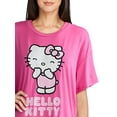 thumbnail image 4 of Hello Kitty Women's and Women’s Plus Oversized Tee and Pants Pajama Set, 2-Piece, Sizes XS-3X, 4 of 5