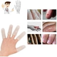 thumbnail image 3 of 20 Pieces Gel Finger Cover, Silicone Finger Cots, Finger Protector for Women and Men, Great for Trigger Finger, Finger Cracking, Finger Arthritis, Finger Callus, 3 of 5