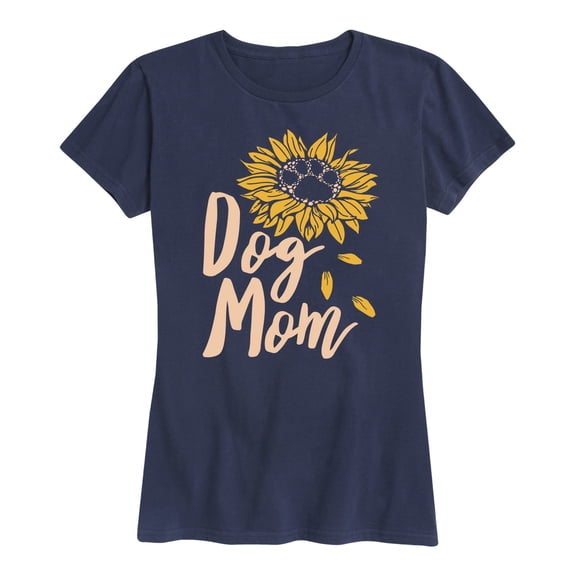Instant Message - Paw Flower Dog Mom - Women's Short Sleeve Graphic T-shirt