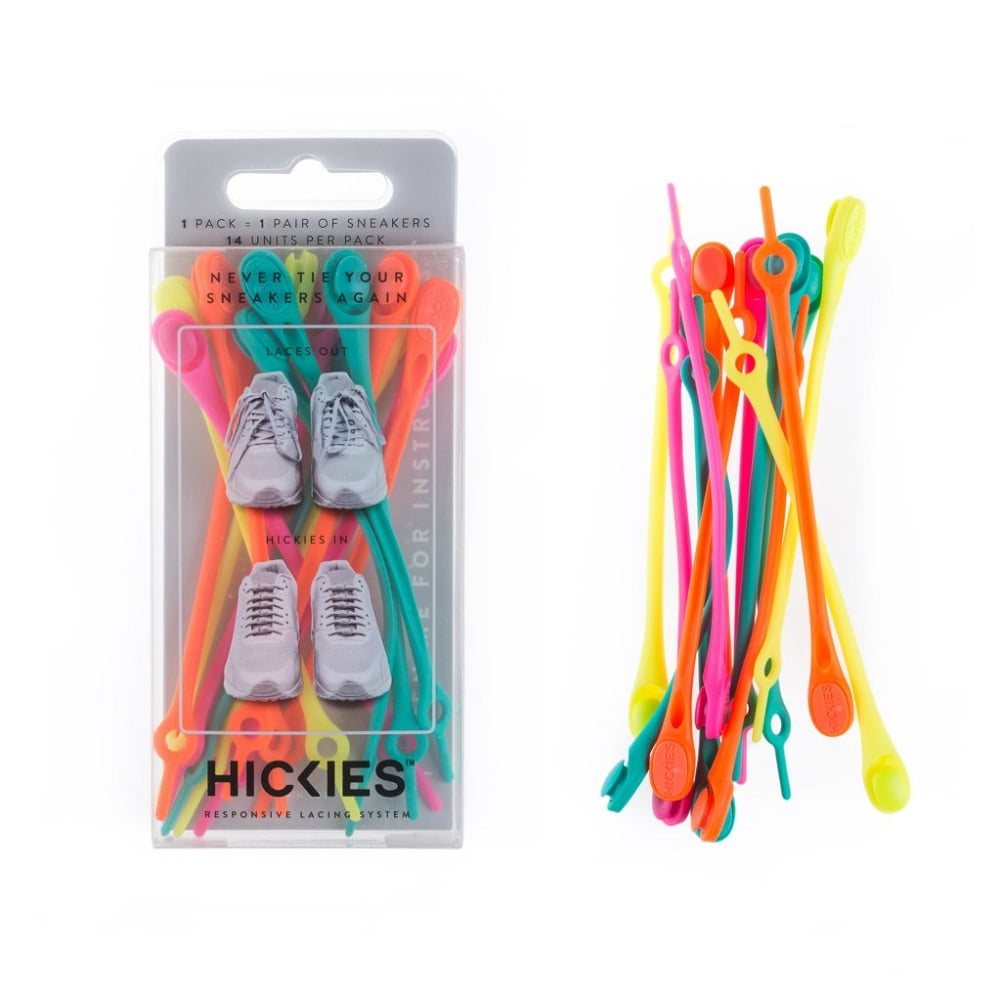 HICKIES Lacing System, Neon Multi 