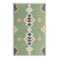 thumbnail image 2 of Unique Loom Baja Outdoor Collection Area Rug - Cabo (5' 3" x 7' 7" Rectangle Green/Navy Blue), 2 of 6
