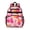 Geometric Circle Pink, variant on Geometric Circle Pink Pattern Backpack for School, Cute School Bag with Adjustable Shoulder Straps and Padded Back, 15.25"x11.5"x5.25"